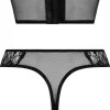 Christine - Tiara Mi-corset et string