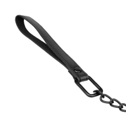 Collier en Similicuir et Chaîne