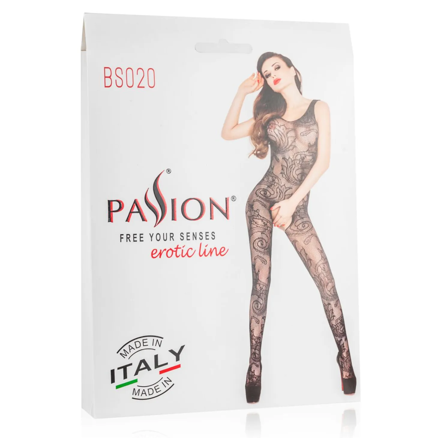 Combinaison-pantalon avec ouverture d’entrejambe en résille Noir.