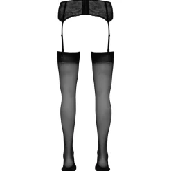 Cottelli Collection - Bas pour Porte-Jarretelles - Noir