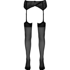Cottelli Collection - Bas pour Porte-Jarretelles - Noir