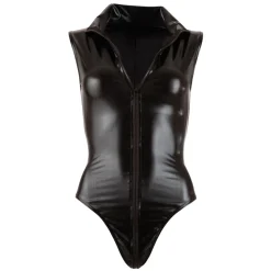 Cottelli Collection - Body wetlook avec longue fermeture éclair