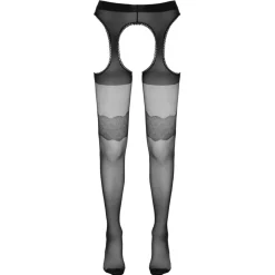 Cottelli Collection - Collant Porte-Jarretelles - Noir