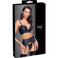Cottelli Collection – Ensemble Avec Fermeture Strass – Noir