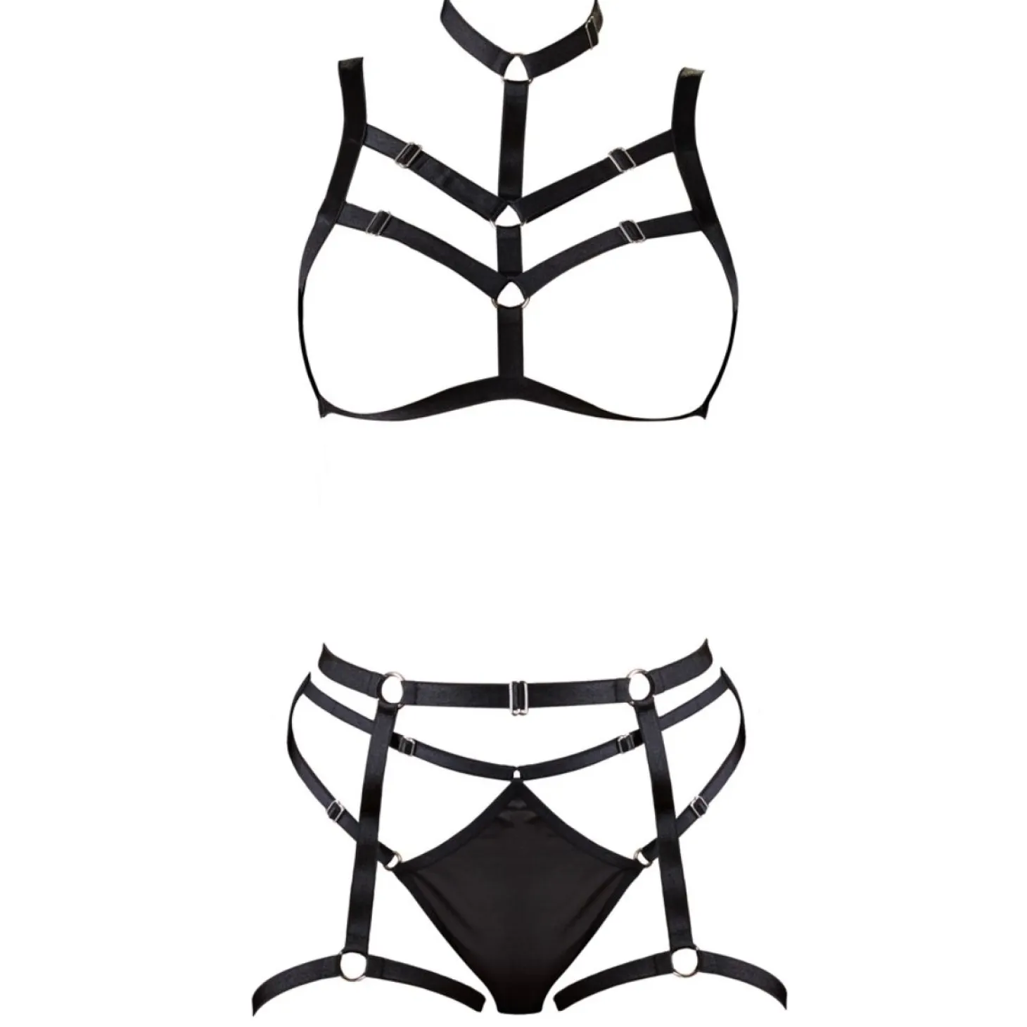 Cottelli Collection - Ensemble de bondage - Noir