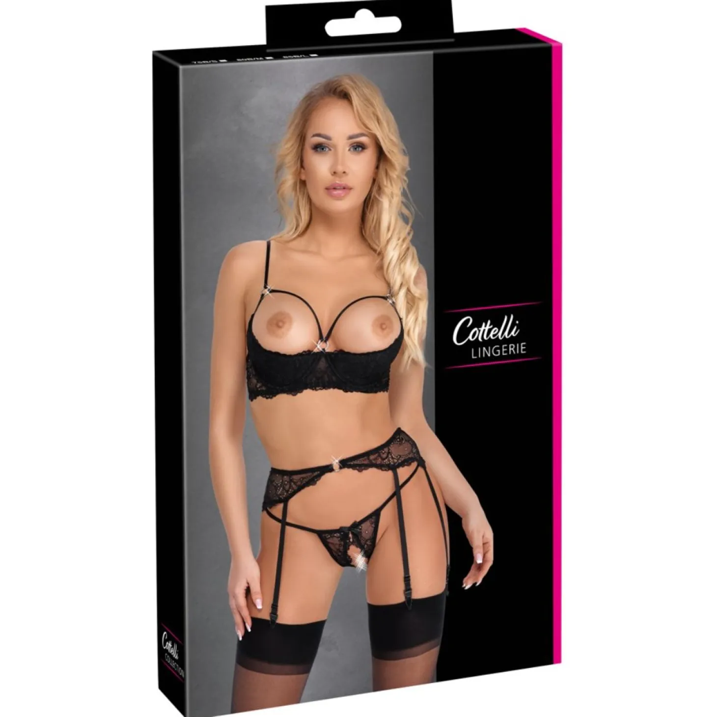 Cottelli Collection - Ensemble Shelf - Noir