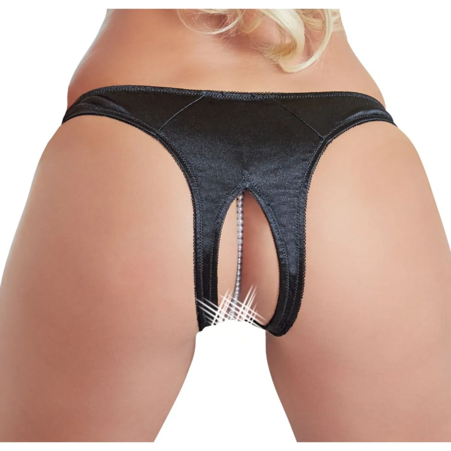 Cottelli Collection - String avec perles - Noir