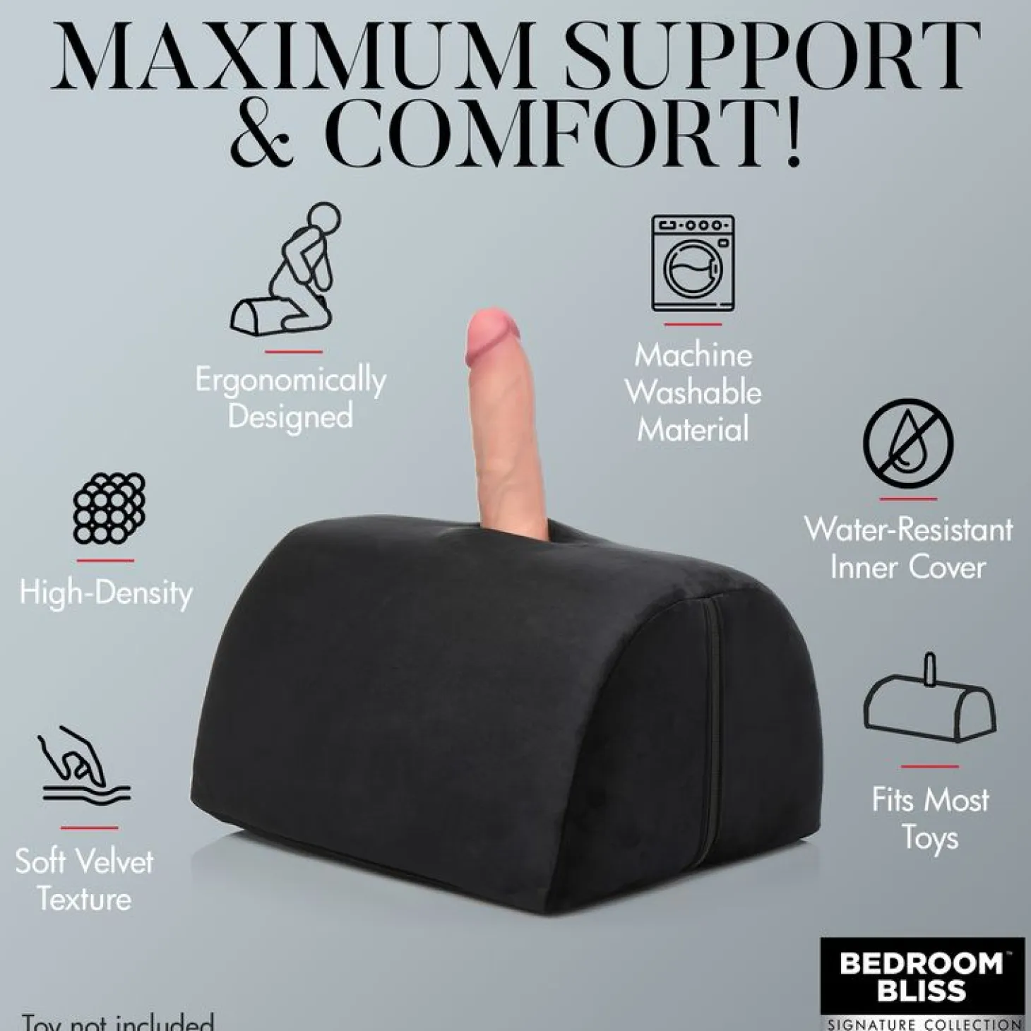 Coussin pour Jouets d'Amour - Noir