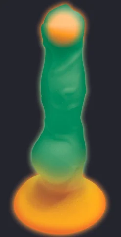 Creature Cocks - Dildo Alien en Silicone qui Brille dans le Noir
