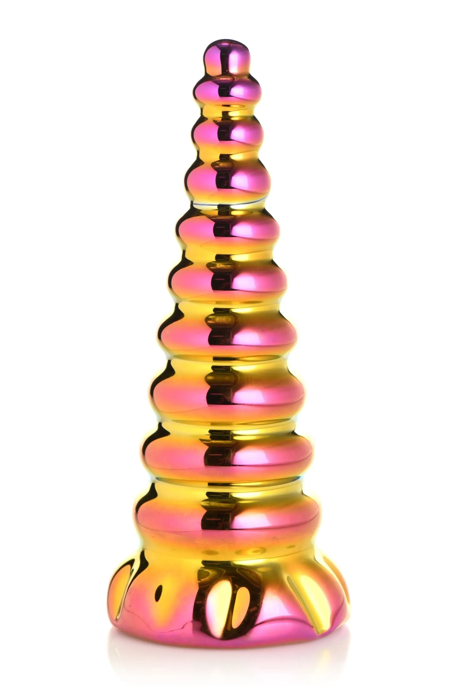 Creature Cocks - Dildo en Verre Arc-en-ciel Crépusculaire