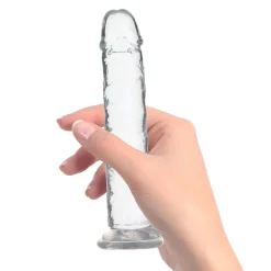 Crystal Addiction - Godemiché transparent - 18 cm