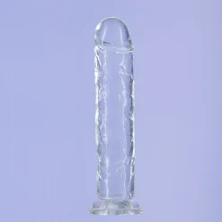 Crystal Addition - Dildo Réaliste Transparent - 20 cm