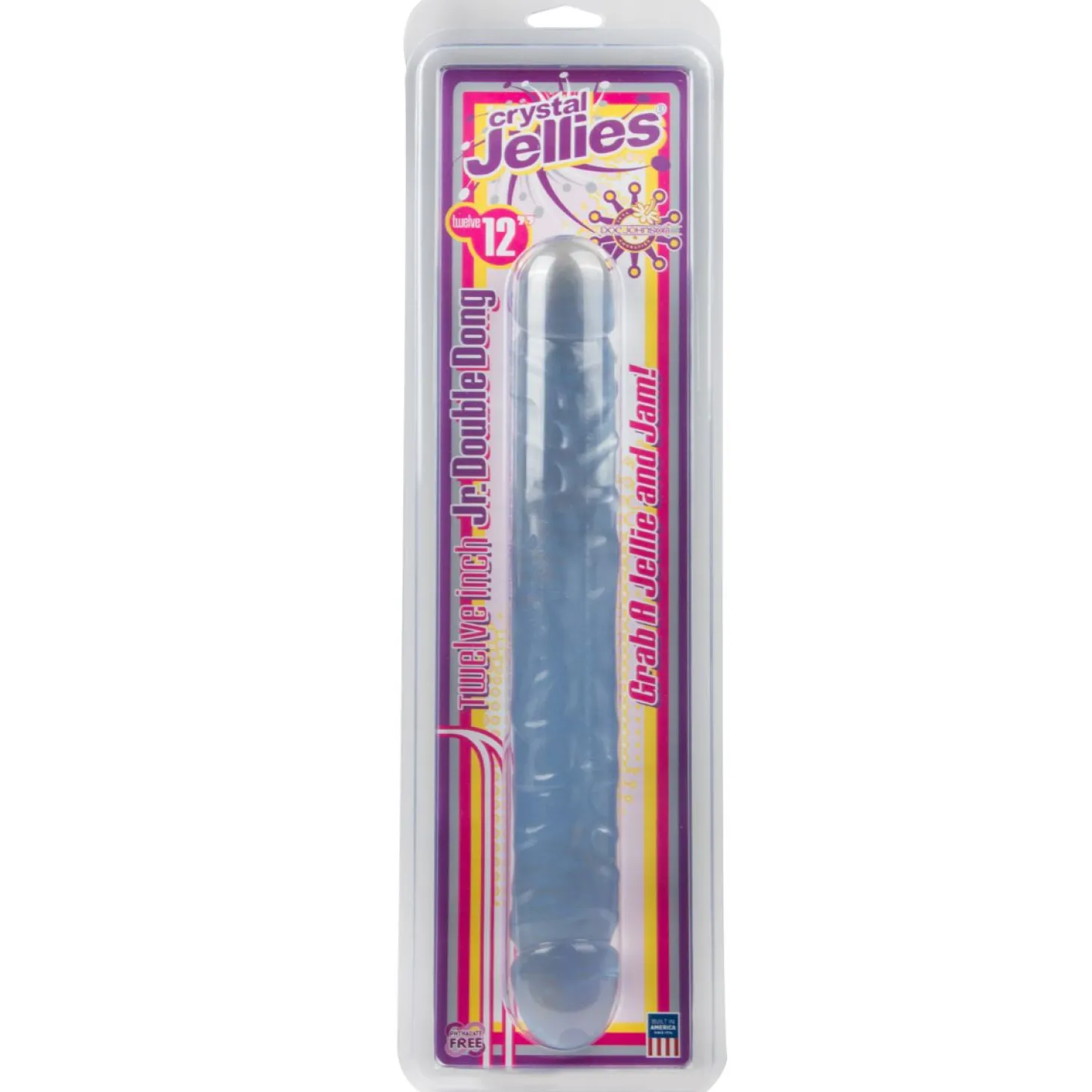 Crystal Jellies - 12 pouces Jr. Double gode