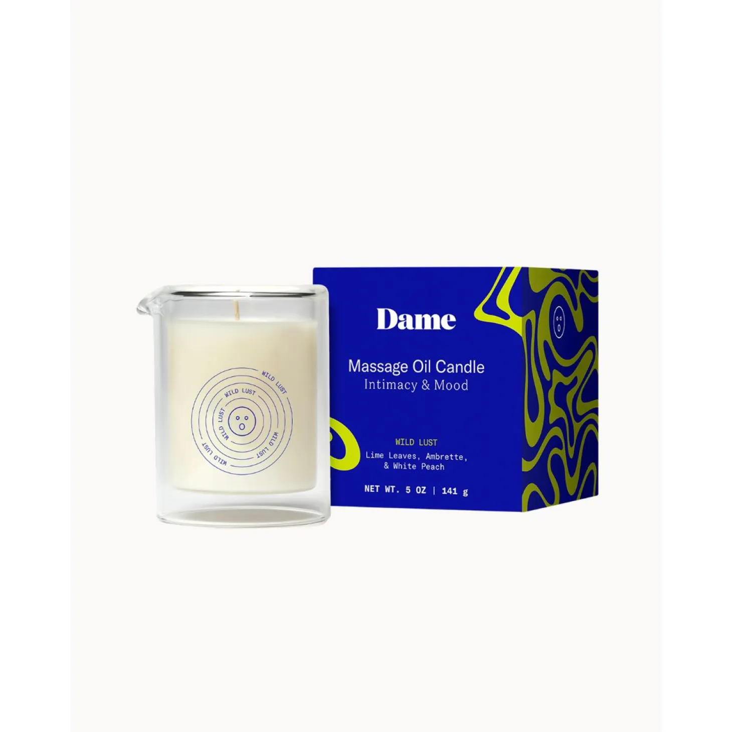 Dame Products – Bougie Huile de Massage – Wild Lust Lime