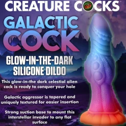 Dildo Alien Luminescent dans le Noir