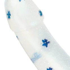 Dildo Collection Blossom Bliss Dildo – Design Bleu à Paillettes 19 cm