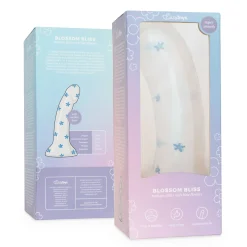 Dildo Collection Blossom Bliss Dildo – Design Bleu à Paillettes 19 cm