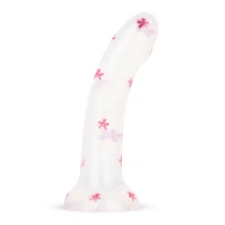 Dildo Collection Flower Power Dildo – Design Rose à Paillettes 15 cm