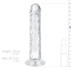 Dildo en Gelée sans Testicules - 14 cm
