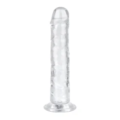Dildo en gel sans testicules - 16 cm