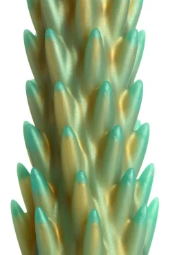 Dildo reptile épineux Stegosaurus - Vert