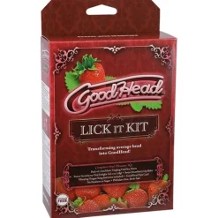 Doc Johnson - GoodHead Lick It Kit - Fraise