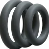 Doc Johnson - OptiMALE 3 C-Ring Set Épais - Gris