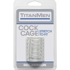 Doc Johnson - TitanMen Cage à Pénis - Transparent