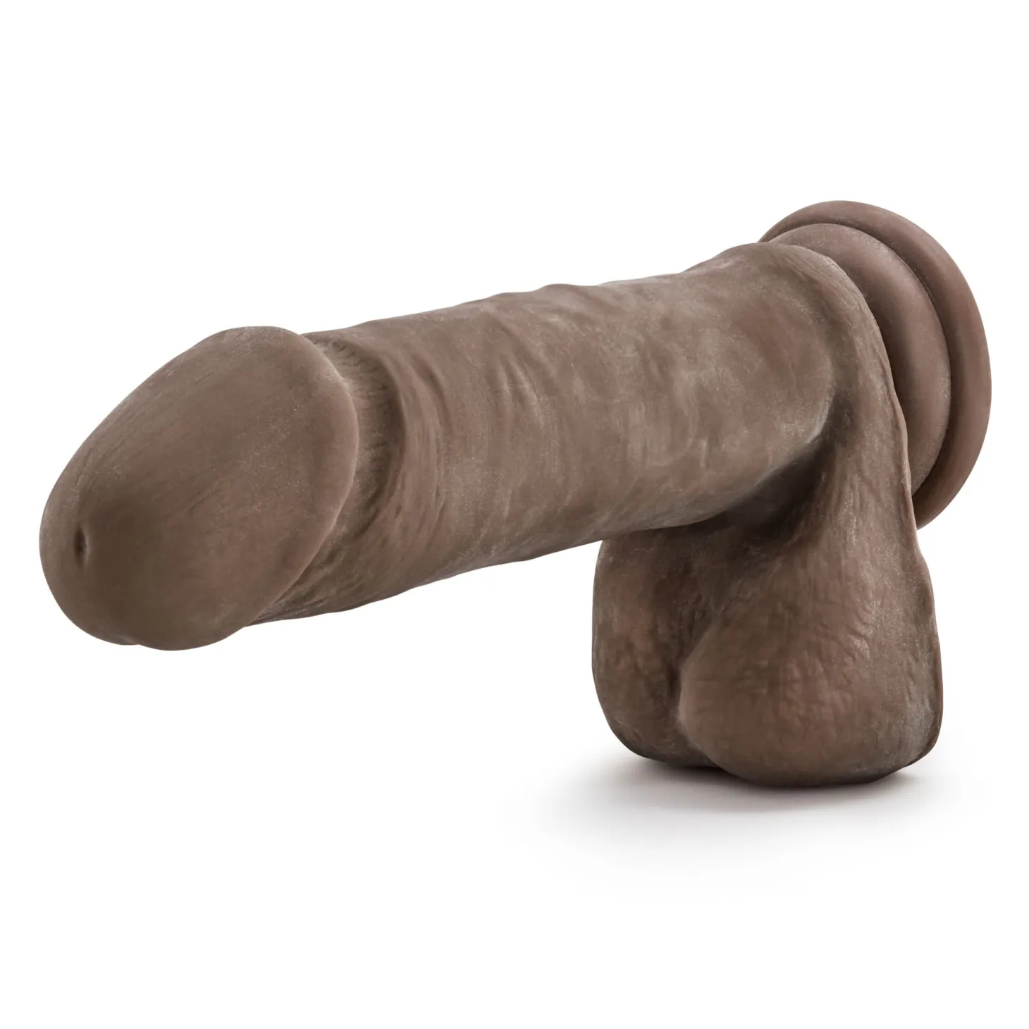 Dr. Skin - Godemiché avec ventouse Mr. Magic 9" - Chocolat