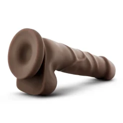 Dr. Skin - Godemiché réaliste avec ventouse 19,69 cm - Chocolat