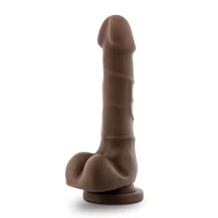 Dr. Skin - Godemiché réaliste avec ventouse 19,69 cm - Chocolat