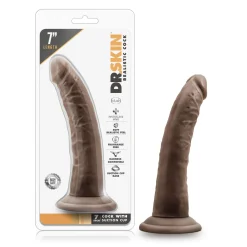 Dr. Skin - Godemiché réaliste avec ventouse 17,78 cm