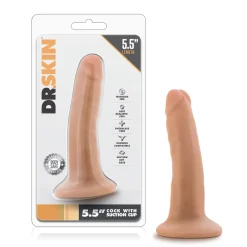 Dr. Skin - Godemiché réaliste avec ventouse 13,97 cm - Vanille