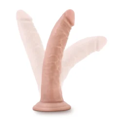 Dr. Skin - Godemiché réaliste avec ventouse 17,78 cm - Vanille