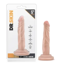 Dr. Skin - Mini godemiché réaliste avec ventouse - Beige