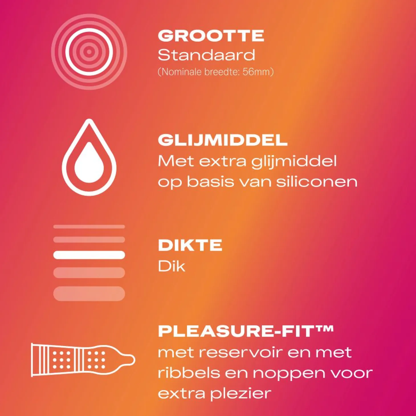 Durex - Préservatifs Plaisir - 40 pièces