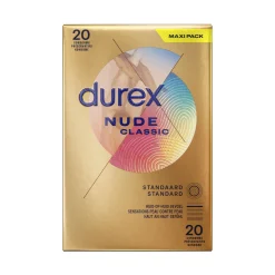 Durex - Préservatifs sensation peau contre peau - 20 unités