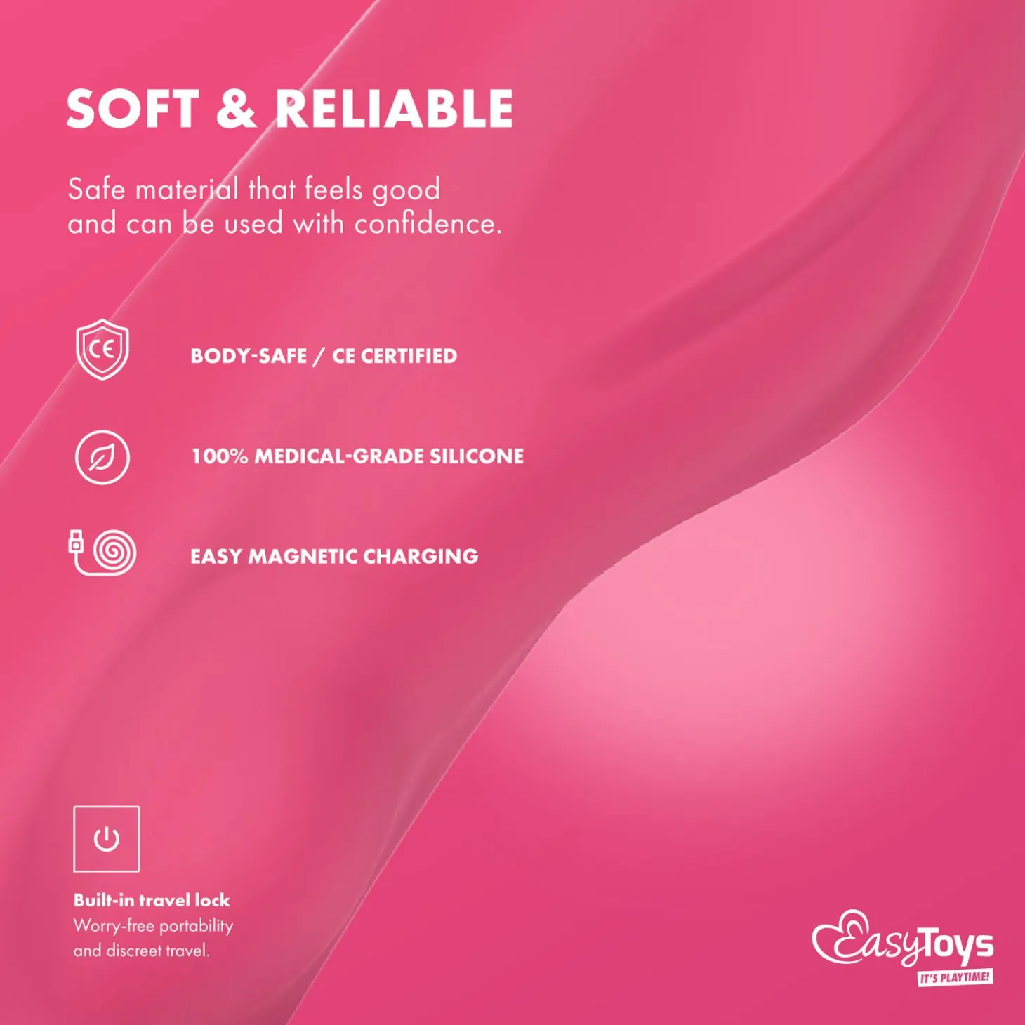 EasyConnect - Vibromasseur de culotte connecté "Zara" - Rose