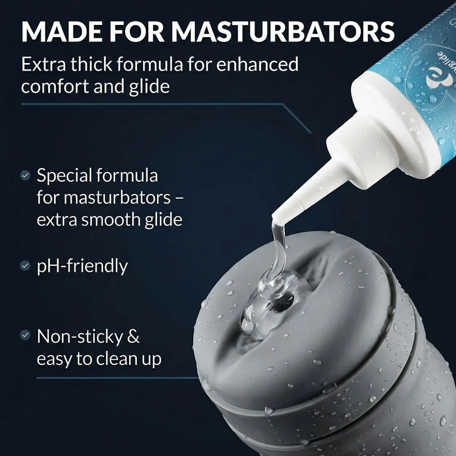 EasyGlide - Gel extra doux pour masturbateur - 250 ml