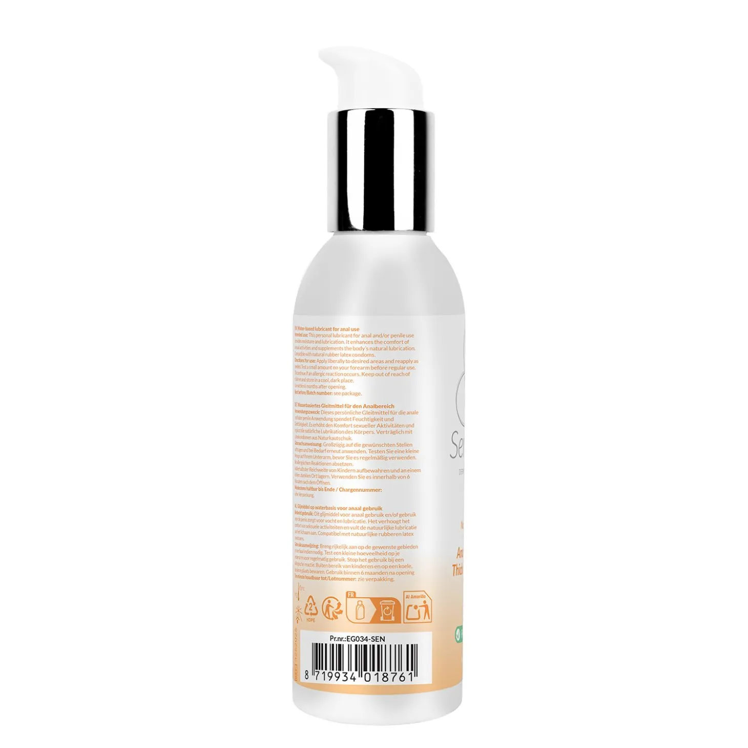 EasyGlide - Lubrifiant anal pour peaux sensibles - 150 ml