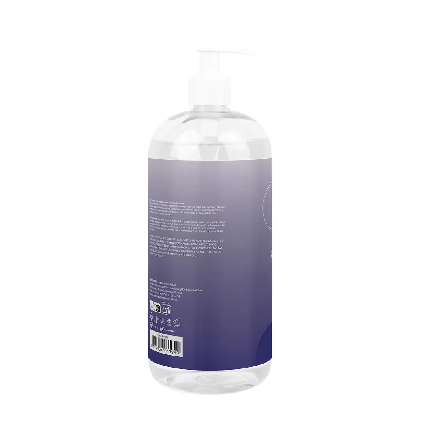 EasyGlide - Lubrifiant anal relaxant - 1 000 ml