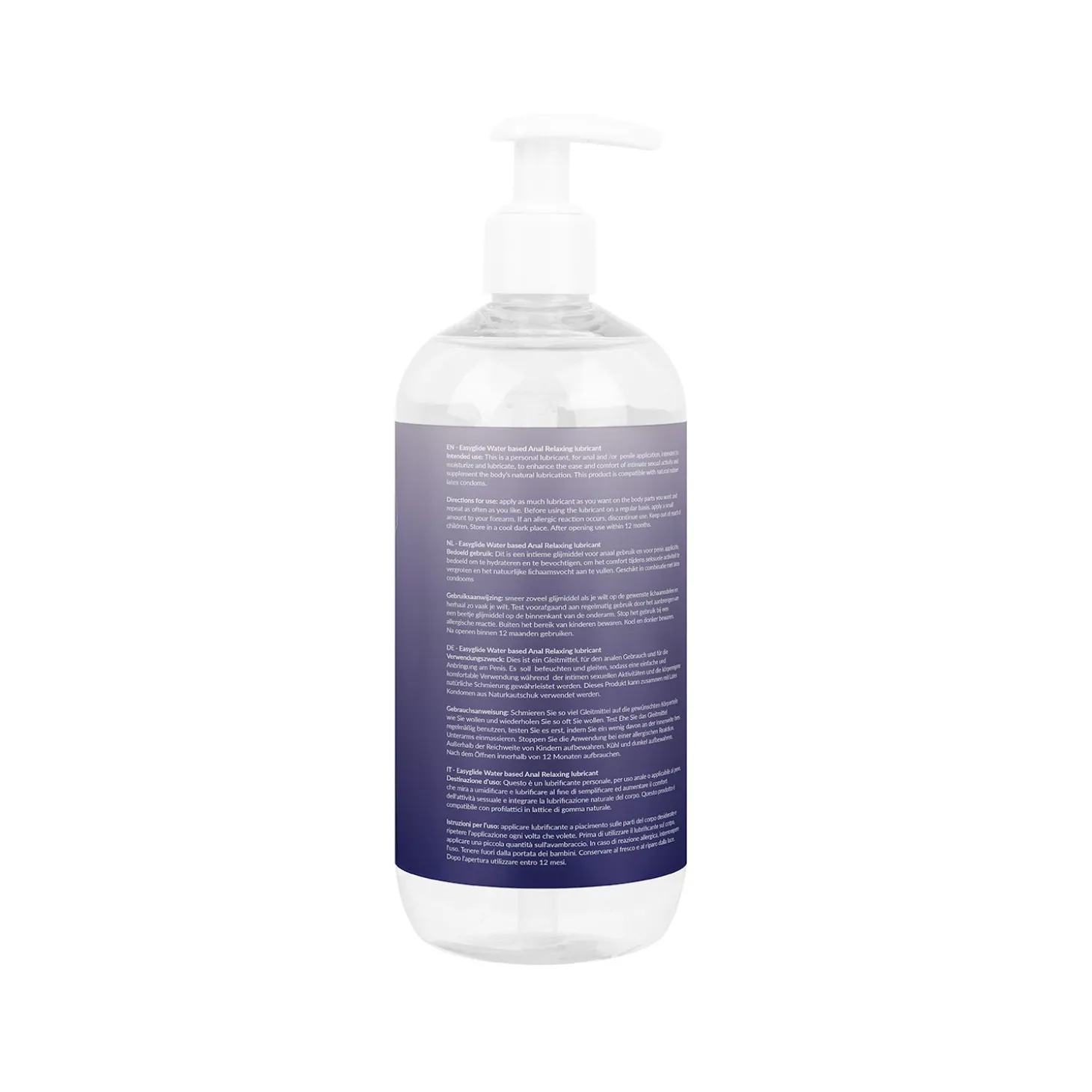 EasyGlide - Lubrifiant anal relaxant - 500 ml