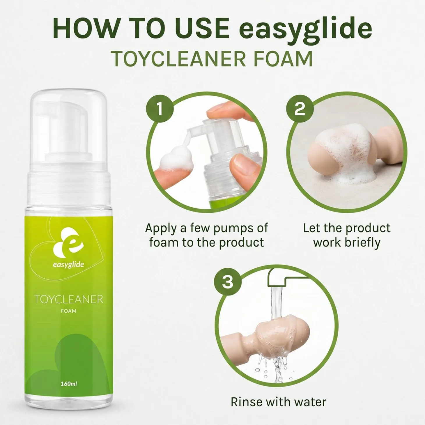 EasyGlide - Nettoyant Mousse Toys - 160 ml