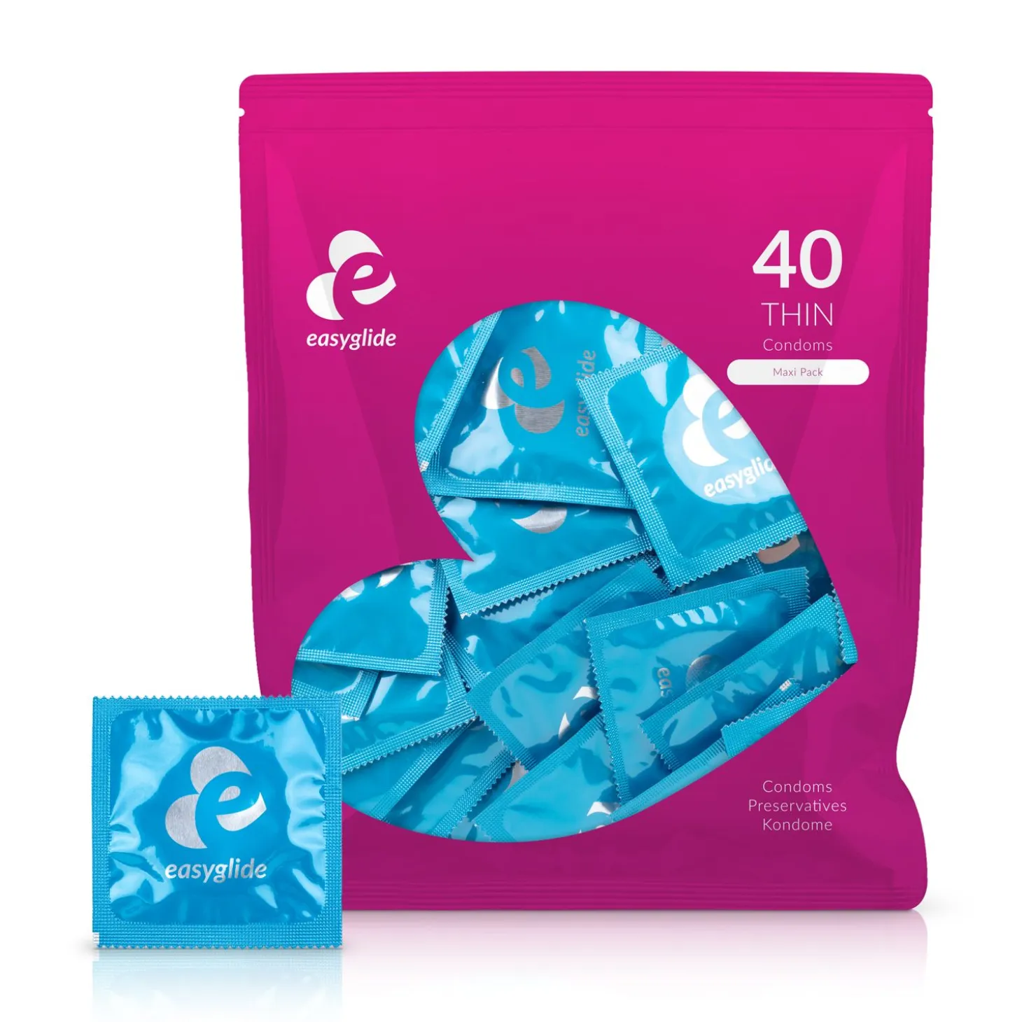 EasyGlide - Préservatifs extra fins - 40 pièces