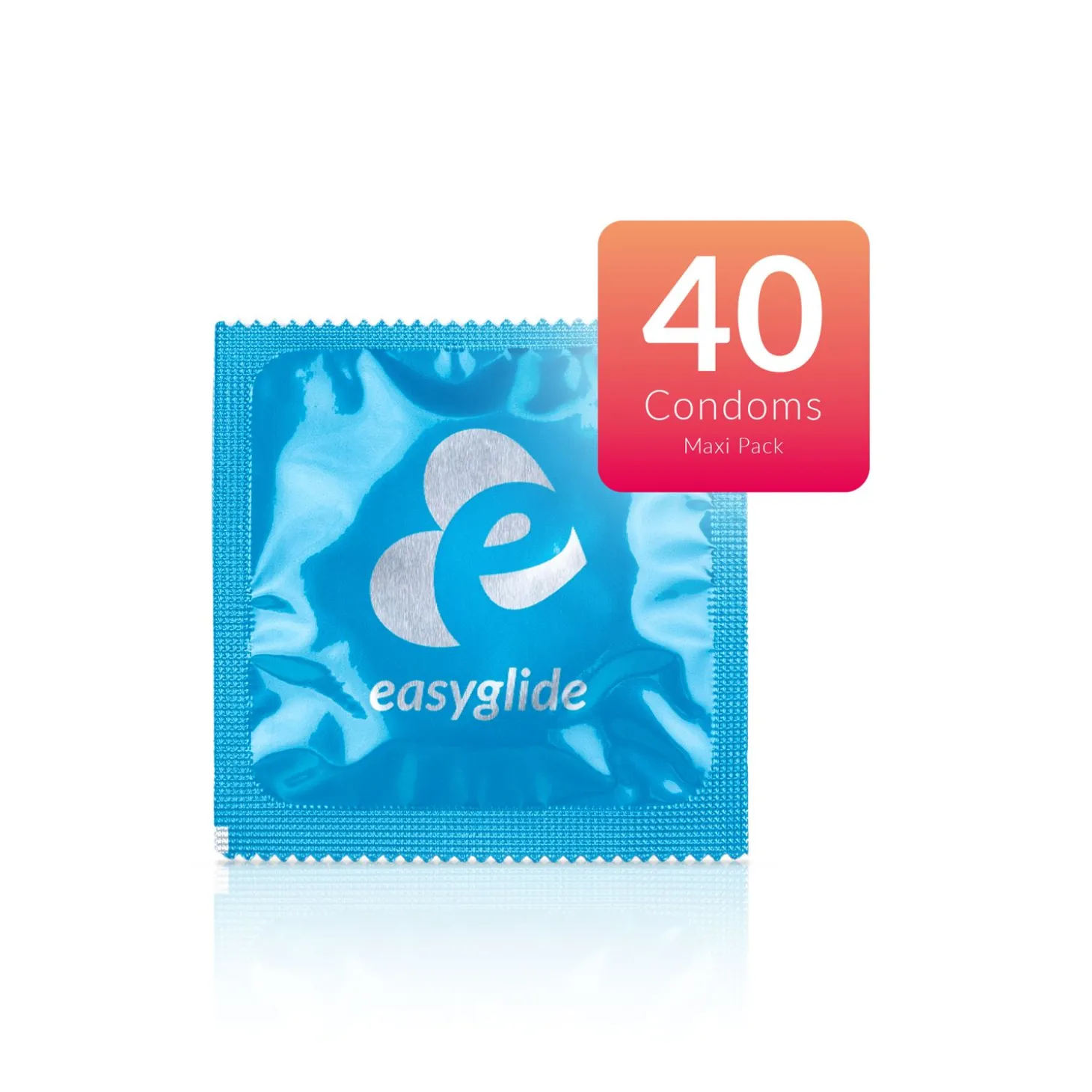 EasyGlide - Préservatifs nervurés et stimulants "Ribs and Dots" - 40 pièces
