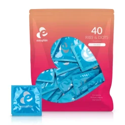 EasyGlide - Préservatifs nervurés et stimulants