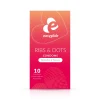 EasyGlide - Préservatifs nervurés et stimulants "Ribs and Dots" - 10 pièces