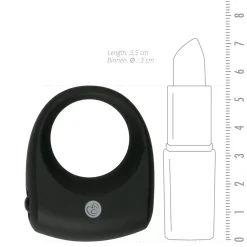 EasyToys - Anneau Pénien Vibrant - Noir