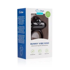 EasyToys - Cockring avec stimulateur clitoridien - Noir
