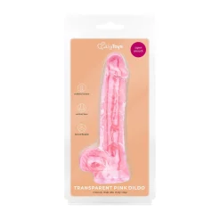 EasyToys Dildo - Gode Jelly avec Testicules - 13,5 cm